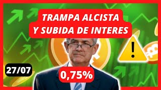 FED SUBE LOS INTERESES, POSIBLE TRAMPA ALCISTA🚨