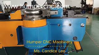 115CNC Automatic Pipe Bending Machine for Exhaust Tube with Big U Shape 180 Degree 76mmx1.5mm R1.7D