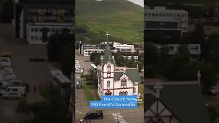 Church from Will Ferrell’s Netflix film “Eurovision” #willferrell #husavik #iceland #netflix