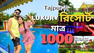 Tajpur-এ একটি LUXURY রিসোর্ট with Swimming Pool মাত্র 1000 টাকায় 😍 | Krishti Resort | Weekend Trip