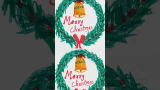 #shorts #diy #christmas #wreath #merrychristmas #craft #drawing #kids #youtubeshorts