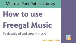 How to Use Freegal Music