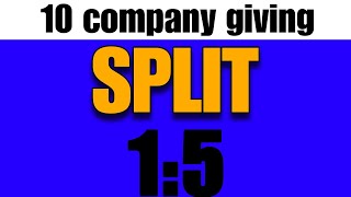 10 company giving bonus and dividend stocks split 😱😱😱 3rs