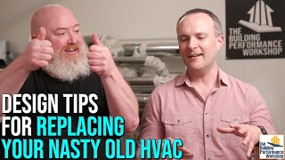 Duct Design Tips and Replacing Furnaces with Heat Pumps with Alex Meaney