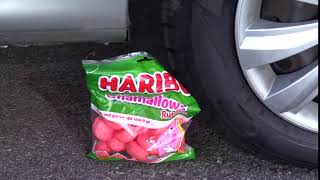 Crushing Crunchy  Soft Things by Car EXPERIMENT Car vs New Limited Edition Chamallows