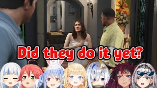 【Hololive】Michael discovers Amanda Sleeping with her Tennis Coach in GTA V【English Sub】