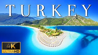 FLYING OVER TURKEY (4K UHD) - Soft Music & Wonderful Natural Landscape For Relaxation For A New Day