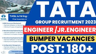 Tata Group Recruitment 2023 | Latest Tata Jobs | Off Campus Drive | Private Job | Latest Jobs Update