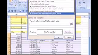 06 Excel Magic Trick #6  Conditional Formatting for a Row