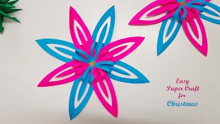 3D Snowflake for Christmas tree || Christmas Snowflake for room Decoration