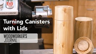 Turning a Canister and Lid on a Lathe | Laguna 1216 Midi Lathe