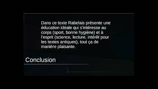 Etude linéaire d'un extrait du chapitre 24 de Gargantua