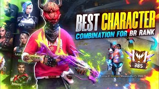 Best character skills for br rank Pushing || how to rank push in free fire Telugu  || Gamer Manu ||