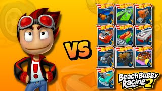 🔥Rez VS All Hot Wheels Cars!!! - Beach Buggy Racing 2 || #bbr2