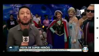 Vingadores e Frozen juntos no dia das crianças do INCA RJ