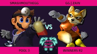 SmashMouthEgg (Dr. Mario) vs. GG | Zain (Fox) - ECF 174 Pool 3 Winners Round 2 SSBM