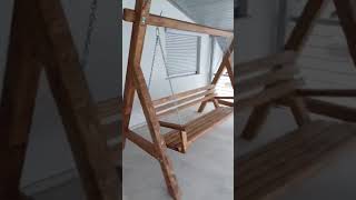 #dyi homemade swing set rocking bench - demo showoff video