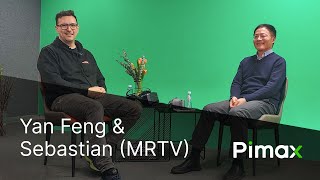 MRTV's Sebastian discussing VR with Yan Feng from Fudan University, Shanghai