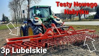 Testy nowego nabytku 2021 Brona polowa ciężka 6.0 m - Batyra 🇵🇱 + John Deere 7430 🚜 Gr.Krukowscy