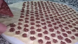 Buzdolabı poşeti ile mantı yapmak çok kolay💯😱Hamarat hanımların gizli sırları😍 #manti #kolaytarifler