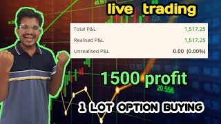 live trading banknifty option buying | 29 April | 1 lot option buying strategy profitable trading