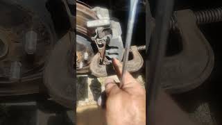 Subaru Ascent brake spring clip removal