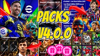 v4.0.0 Packs ambassadeurs officiels dans les packs club premium eFootball".....