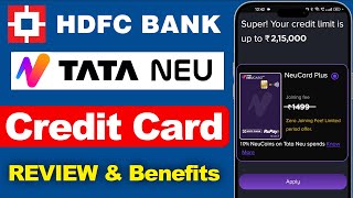 HDFC TATA Neu  Credit Card  Review | Hdfc tata neu credit card benefits , Charges & Eligibility