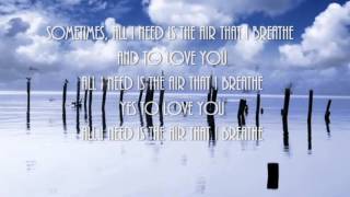 The Air That I Breathe + The Hollies + Lyrics / HD