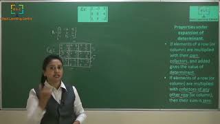 Class 12 Mathematics, chapter 4, Determinants, class 2