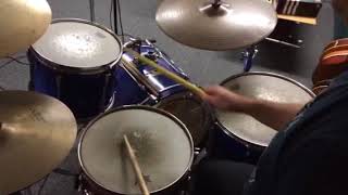 We will Rock You (fast version) - Queen drum tutorial