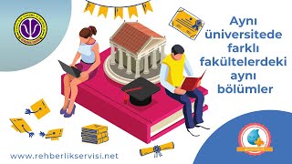 Aynı üniversitede farklı fakültelerdeki aynı bölümler