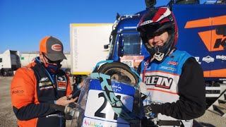 Training with professional Dakar rider Jordi Viladoms rally training day 3