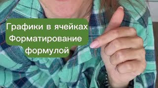 график в ячейке и условное форматирование формулой