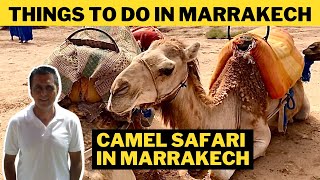 CAMEL RIDE IN MARRAKECH | THINGS TO DO IN MARRAKECH | THE CAMEL TREK IN MARRAKECH