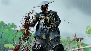 Ghost of tsushima - black ghost armor - Stealth and Flawless combat - lethal Gameplay