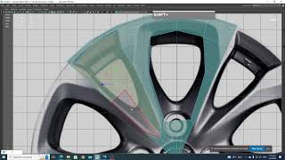 Maya Alloy Wheel Hub modeling - Another approach