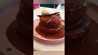 The Jiggliest Japanese Pancake | Nutella Pancake  |Harajuku Tokyo Cafe Delhi #shorts #foodshorts