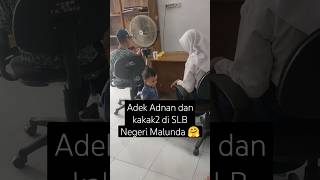 Adek Adnan dan siswa di SLB Negeri Malunda #shorts #videolucu #autism #tunarungu #videolucu