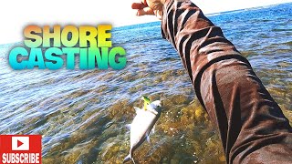 SHORE CASTING | FIRST CATCH COMPILATION