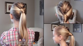 MOHAWK FISHTAIL BRAID PONYTAIL ❤ TUTORIAL!! 👌