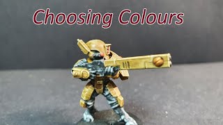 Tau Fire Warrior, Choosing a Paint Scheme