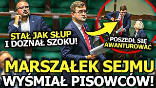 MARSZAŁEK CHAMSKO UPOMNIAŁA PISOWCÓW! DOSZŁO DO SZARPANINY W SEJMIE!