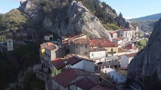 Pietrapertosa - ancient heart of the Dolomite Lucane 4K ITALY BASILICATA DRONE