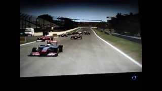 PARTE 2 F1 2012 INTERLAGOS -DE 16º PARA 1º LUGAR - REPLAY LENDA