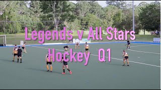 Legends V All Stars Q1. Mixed Hockey Sunshine Coast 2022