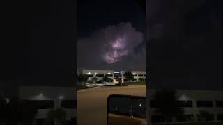 More vids on my page! #shorts #storm #drive #night #calm #lightning