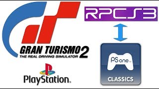 PS1 Emulation on RPCS3 - Gran Turismo 2 gameplay PSX - PS3 emu