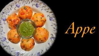 Appe recipe|| हरी सब्जी और सूजी से बना हेल्दी नाश्ता || Sooji Appe || Rava appe|| Healthy breakfast