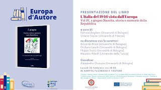 Europa d'Autore - Presentazione del libro "L'Italia del 1946 vista dall'Europa"